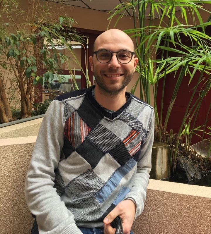 Portrait photo de Baptiste, directeur technique d'Absys
